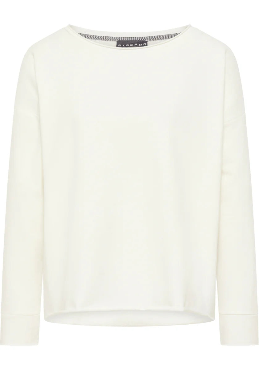 Elbsand Riane Sweatshirt Cloud White Basic