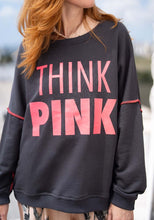 Lade das Bild in den Galerie-Viewer, Miss Goodlife Roundneck Think Pink – anthracite
