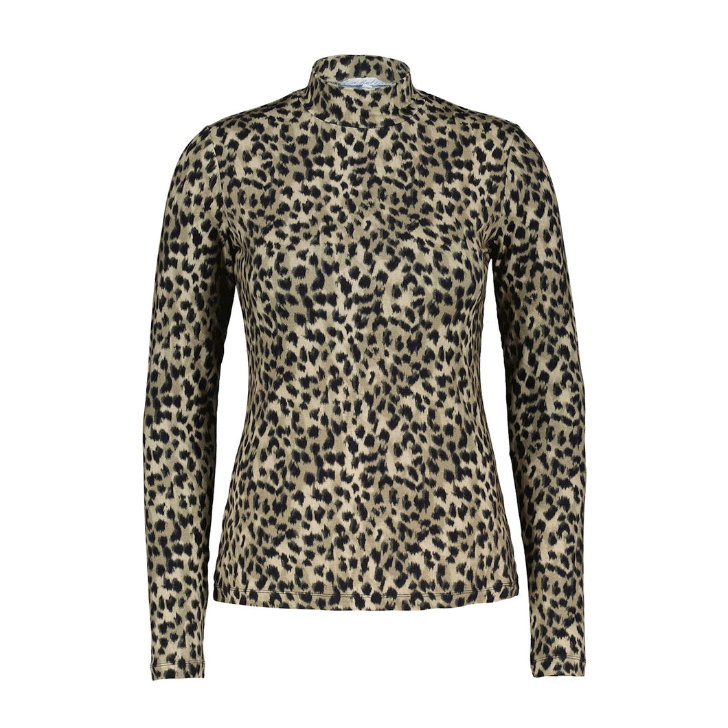 Red Button Rolinde Leopard Top Khaki SRB4352