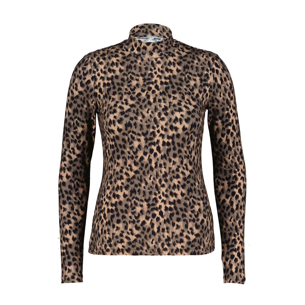 Red Button Rolinde Leopard Top Braun SRB4352